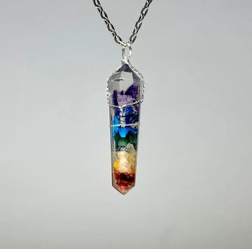 7 Chakra Orgonite Crystal Stone Pendant Locket Pendant