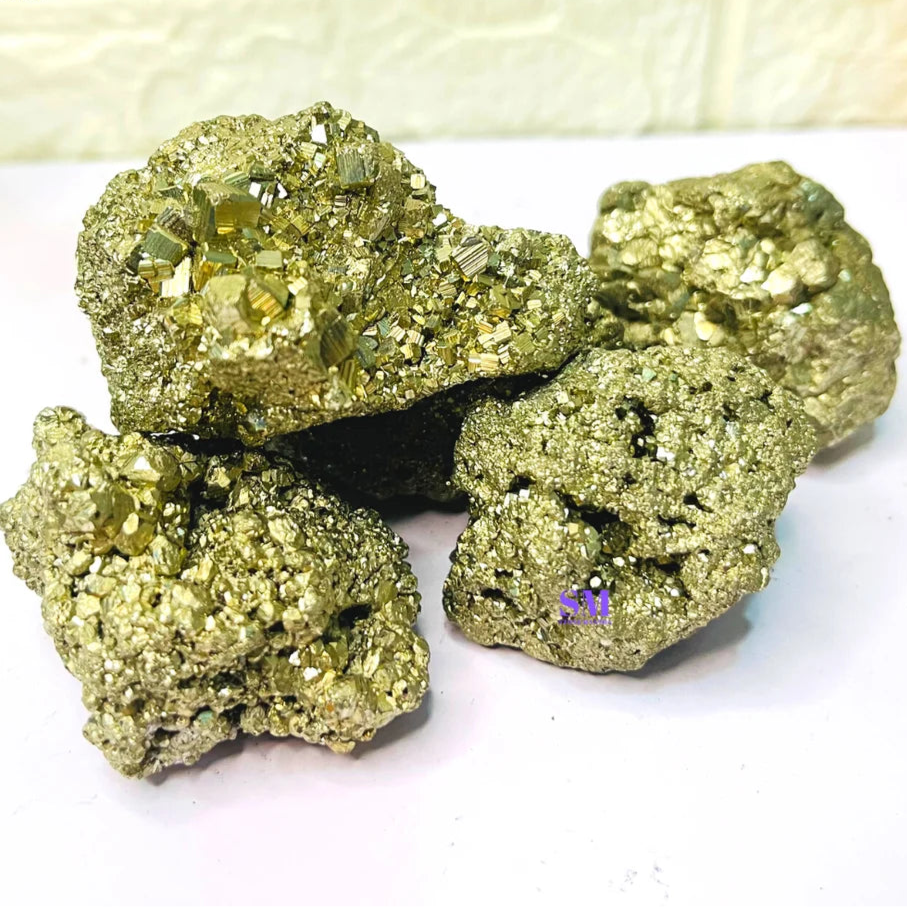 Pyrite Rough Cluster Raw Stone