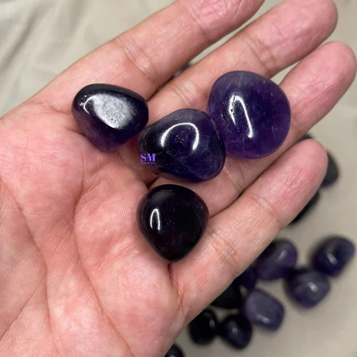 Amethyst Tumbled Stone Natural