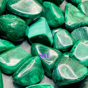 Natural Malachite Tumbled Stone