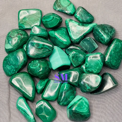 Natural Malachite Tumbled Stone